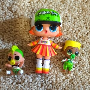 LOL Surprise Dolls Babies Mini Sweets Rockin Mike & Gamer Ike